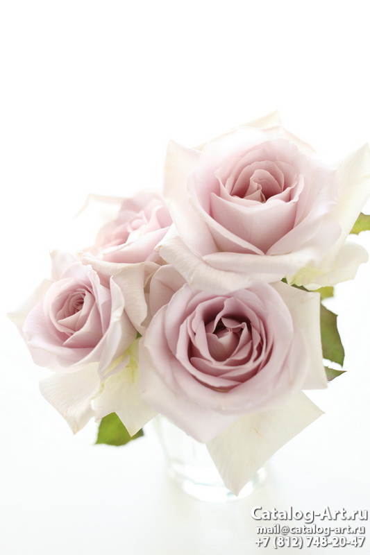 Натяжные потолки с фотопечатью - Розовые розы 44